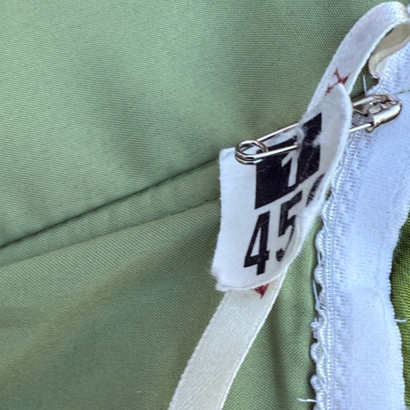 Bari Jay Strapless Lettuce /Lime Green Gown XS - Picture 5 of 9